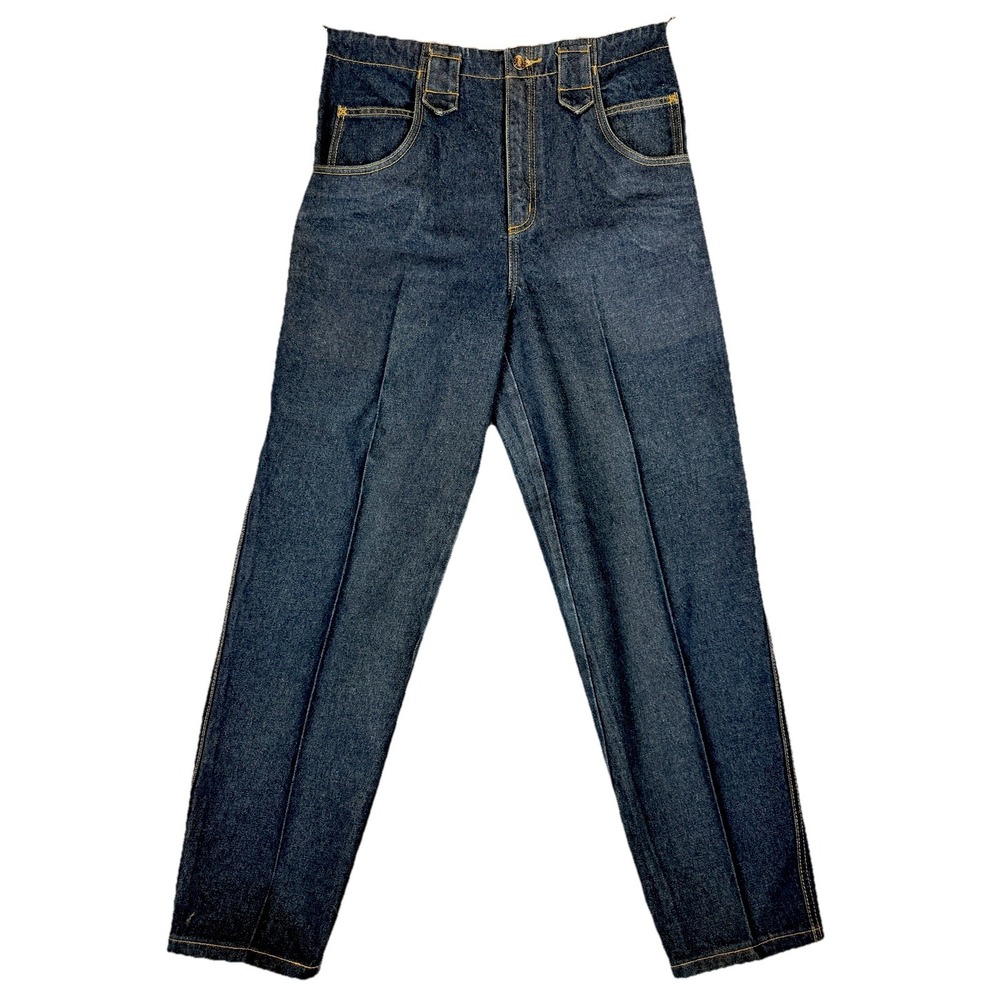 Vintage Mom Jeans Womens 8 High Rise Medium Wash USA Made Tapered Denim